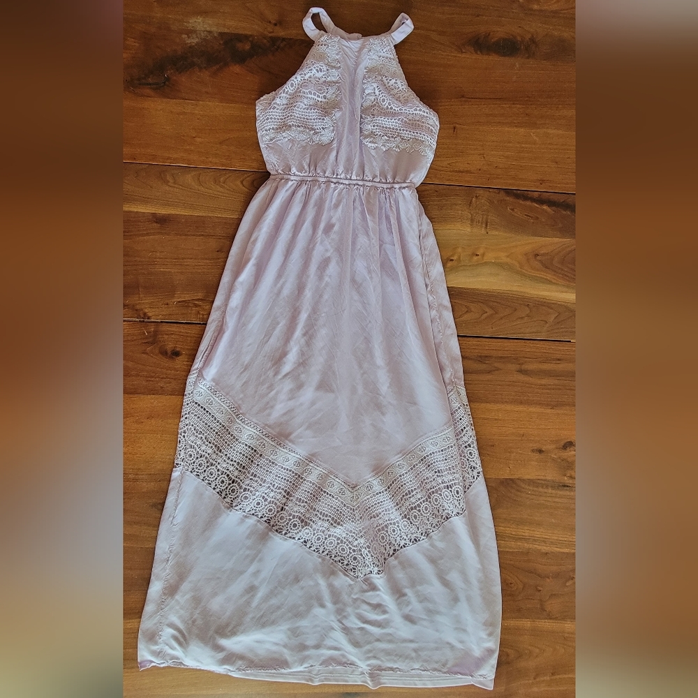 Altar'd State Lilac Lavender Maxi Sundress Size Small